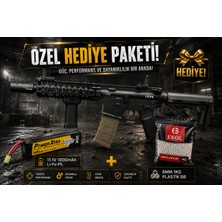 Danıel Defense Ddm4 Dagger Brss Aeg - Lıte Versıon  Sıyah Brss Gerı Tepmelı
