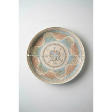 6'lı Toledo Çukur Tabağı 22CM Dijital Celest Rinart