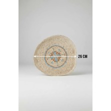 6'lı Vogue Servis Tabağı 26CM Dijital Celest-C Rinart