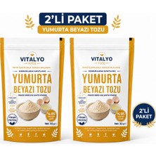Vitalyo Yumurta Beyazı Tozu Dondurularak Kurutulmuş (Freeze Dry) X2