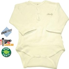 Home Station Sema Baby Uzun Kol Kaşkorse Badi (Body) - Ekru 12-18 Ay