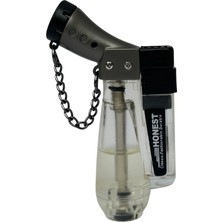 Honest Tek Torch Pürmüz Gümüş Puro Çakmağı