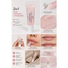 Sudedi Home Simli Dudak Nemlendirici Lip Gloss Balm, Işıltılı Dudak Parlatıcısı, Hafif Pembe Parlak Tüp Dudak Bakım Jeli
