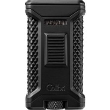 Colibri Ascari 3 Torch Pürmüz Siyah Puro Çakmağı