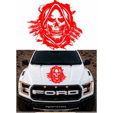 Sticker Usta Gotik Korkunç Kuru Kafa Grim Reaper Sticker Su Geçirmez Vinil Oto Araba Motosiklet Kask Laptop Cam Sticker Etiketi 03020