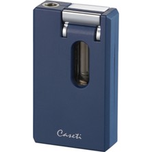 Caseti Tek Torch Pürmüz Mat Lacivert Dahili V Kesicili Puro Çakmağı