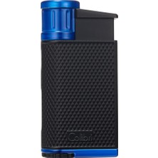 Colibri Evo Tek Torch Pürmüz Mavi-Siyah Puro Çakmağı
