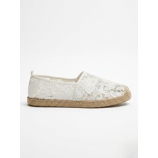 Love Shine Mabel Dantelli Büyük Numara Günlük Kadın Espadril