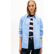 Tommy Hilfiger Kadın Tjw Regular Fit Poplin Gömlek