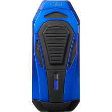 Colibri Boss 3 Torch Pürmüz Mavi-Siyah Puro Çakmağı