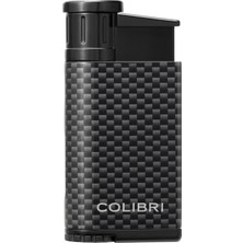 Colibri Evo Tek Torch Pürmüz Siyah Karbonfiber Puro Çakmağı