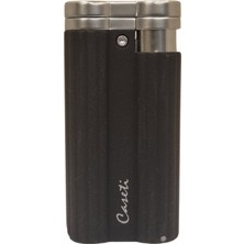 Caseti Tek Torch Pürmüz Mat Siyah Puro Çakmağı