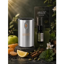 Areon Aromatik Difüzör Gümüş (Klasik Metal) + By The Boss