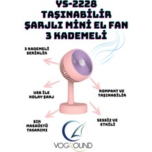 Empressco Mini Şarjlı Portatif Fan, Serinletici ve Hafif Vantilatör