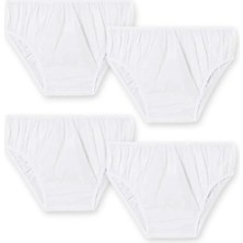 Home Station Sema Baby Luna Tek Kullanımlık Lohusa Külodu Medium 4'lü Paket - Beyaz