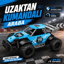 Dude Metal Kasa 1:22 Ölçek Uzaktan Kumandalı Yarış Arabası – 2.4 Ghz Uzun Menzilli - Hızlı Sürüş - Darbeye Dayanıklı Kasa -