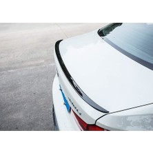 X Power Tuning Bmw 5.seri G30 Plastik Parlak Siyah Boyalı Ince Spoiler