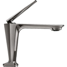 Dellora Sensa Kısa Lavabo Bataryası Parlak-Füme