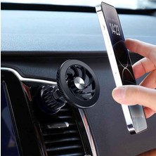 Mıknatıslı Araç Içi Telefon Tutucu Havalandırma Montaj Telefonu 360 Derece Döndürebilir Fon