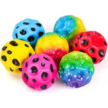 Die Grup Moonball Aytopu Yüksek Zıplayan Seken Oyun ve Uzay Topu 68MM 2 Adet