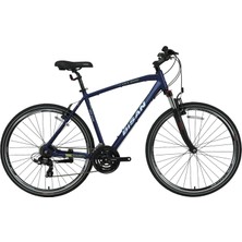 Bisan Trx 8100 Erkek Şehir Bisikleti 54CM V 28 Jant 21 Vites Lacivert Yeşil Beyaz