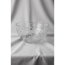 Bereketli Store Alegre Glass Bubble Cam Kase 27X14 cm – Salata, Meyvelik ve Sunum Kasesi