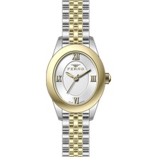 Ferro FL40170A-D Quartz Çelik Gri Sarı 22 mm Kadın Kol Saati