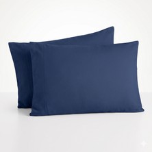 Vienna Home %100 Pamuk Flanel Yastık Kılıfı 2'li Set 50X75 cm Yumuşak Kışlık Fermuarsız Kolay Geçmeli Açık Uç Tasarım