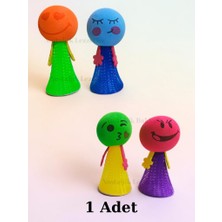 Nostaljik Lezzetler Zıplayan Oyuncak Emojili Zıp Zıp Oyun 1 Adet Pinyata Içi Parmaklara Takılan Emoji Top Bas Fırlat