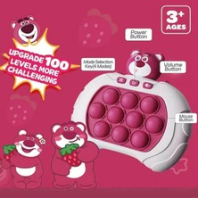 Empressco Işıklı Sesli Müzikli Pembe Ayıcık Karakterli Popit Pilli Eğitici Stres Giderici Konsol Pembe Ayıcık - Fiyatı, Yorumları
