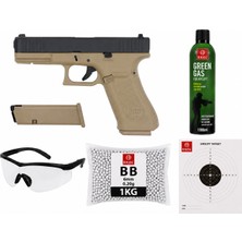We G17F Gen5   Greengas, BB ve Koruyucu Gözlük,Hedef Kağıdı Hediyeli
