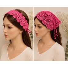 Bh Teknoloji Giyim Takı Aksesuar El Örgüsü Kız Çocuk Bandana ve Saç Bandı