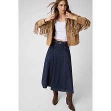 Guess Rayne Kadın Denim A Kesim Etek