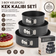 Bozdağlar Ivory Kelepçeli Kek Kalıbı Seti