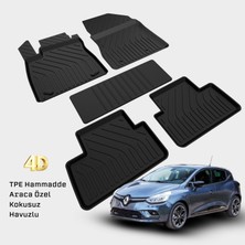Yms Art Renault Clio 4 Araca Özel 4d Havuzlu Oto Paspas 2012 2013 2014 2015 2016 2017 2018 2019