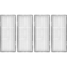 FourForce Aksesuarı, Roborock S8/s8+/s8 Pro Ultra/s7/s7 Maxv/s7 Maxv Ultra/s7 Max Ultra/s7 Pro Ultra Için, Yıkanabilir Hepa Filtre, 4 Adet, G20 Süpürme Robotu Için, 4'lü Paket