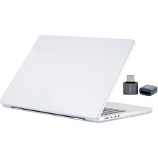 FourForce MacBook Air M1 Kılıfı A2337 A2179 A1932 Uyumlu 13.3 Inç Karbon Fiber Desenli Hard Case Sert Kapak Parmak Izi Bırakmayan Ince Hafif MacBook Air Kılıfı Şeffaf