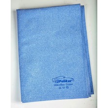 FourForce Mikrofiber Güderi Mavi Oto Kurulama ve Cam Temizlik Bezi 48X68 Cm.