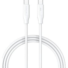 FourForce PD25TK Type-C To Type-C Pd 25W Hızlı Data/şarj Kablosu 1 Metre Beyaz