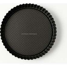 FourForce 28 cm Yuvarlak Meyve Turtası Kalıbı – Siyah Metalik Yapışmaz Kaplamalı Turta ve Kiş Kalıbı – Eşit Isı Dağılımlı – Kolay Temizlenebilir – Fırın Güvenli