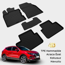 Yms Art Nissan Qashqai 2 Araca Özel 4d Havuzlu Oto Paspas 2014 2015 2016 2017 2018 2019 2020 2021