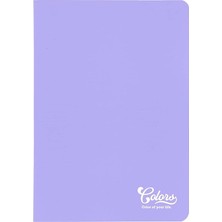 FourForce Colors A5 40 Yaprak Kareli Defter, Mor