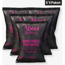 Aboul Qahwaa Damla Sakızlı Türk Kahvesi 100 gr - 5'li Avantaj Paketi