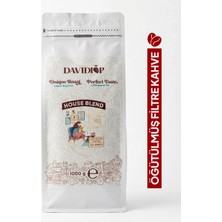 DAVIDIOP House Blend Espresso Kahve (Öğütülmüş Filtre Kahve) 1000 gr