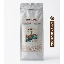 DAVIDIOP Brazil Premium Yöresel Kahve (Çekirdek Kahve) 1000 gr