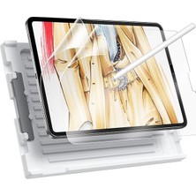 FourForce Paper Feel iPad Pro 12,9 Inç (2022/2021/2020/2018) ile Uyumlu Koruyucu Folyo, Kağıt Yazma Hissi, Ince ve Hızlı Tepki Verir, Pratik Hizalama Kabı, Çizilmeye Karşı Koruma, Mat Folyo, 2 Adet