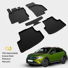Yms Art Volkswagen Taigo Paspas 2020 Sonrası 4d Havuzlu Araca Özel Paspas