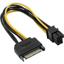FourForce Plus PX-4582 15 Pin Sata To 6 Pin Ekran Kartı Power Anakart Güç Kablosu