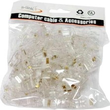 Leaf Shop SL-COB8P Rj-45 100 Lü Paket Jack