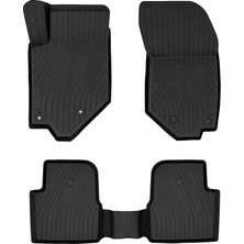 FourForce Peugeot 2008, 2019 Sonrası ile Uyumlu Premium 3D Havuzlu Paspas